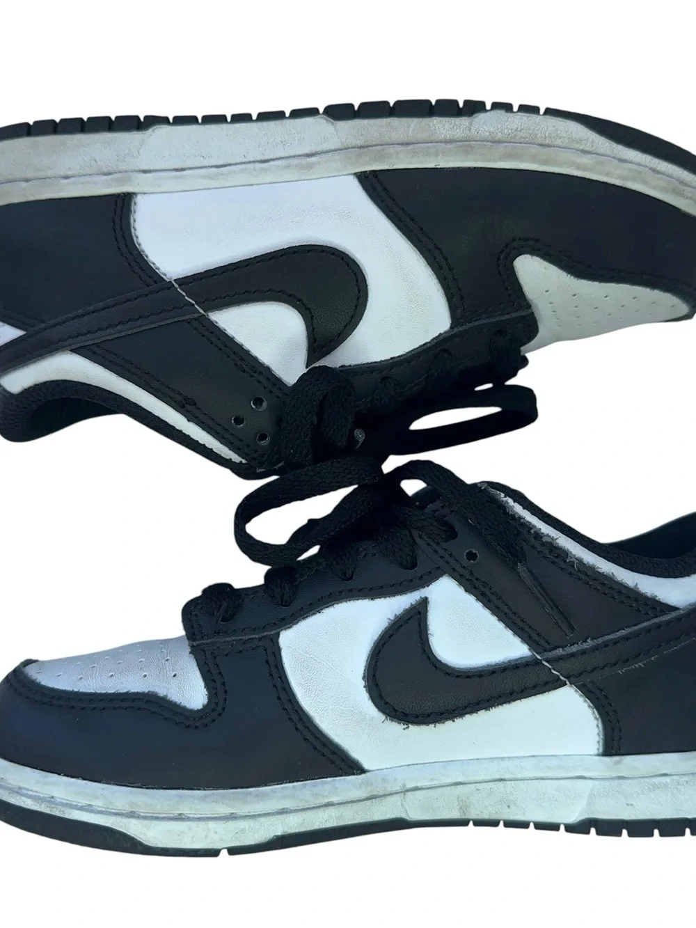 Nike Dunk Low Panda Black Kids Youth Size 13.5C CW1588-100